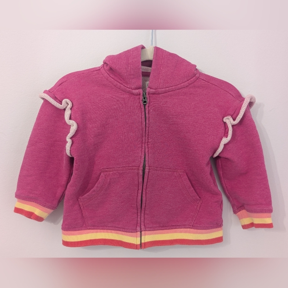 Gymboree Pink long sleeve Zip-up Hoodie Size 18-24 Months